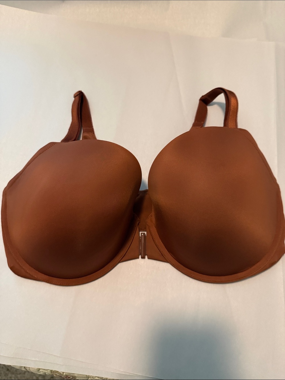torrid Smooth Front-Close Bra in Rust Brown